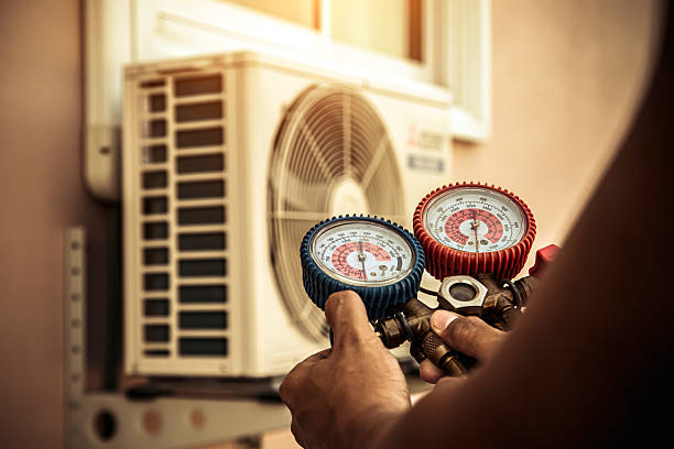 Professional Hvac Maintenance technician working in Newtonville, NJ
